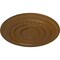 Ekena Millwork Oldham Ceiling Medallion (Fits Canopies up to 8 5/8"), Hand-Painted Smokey Topaz, 18"OD x 1 1/4"P CM18OLSTF - alternate 3